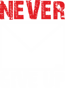 Never Give Up fehér - Levél